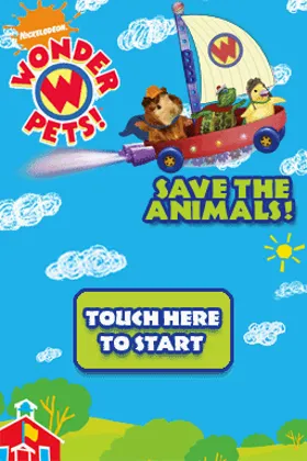 Wonder Pets! - Save the Animals! (Europe) screen shot title